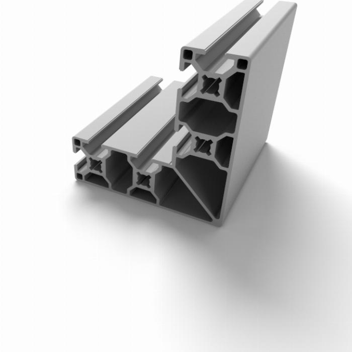 perfil dealuminio 30x90x90L 6N ranura 8 extruido y ranurado al mejor precio y calidad