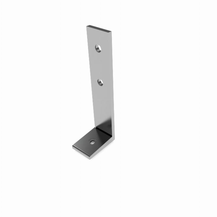 Escuadra suelo 30x140. Aluminio anodizado