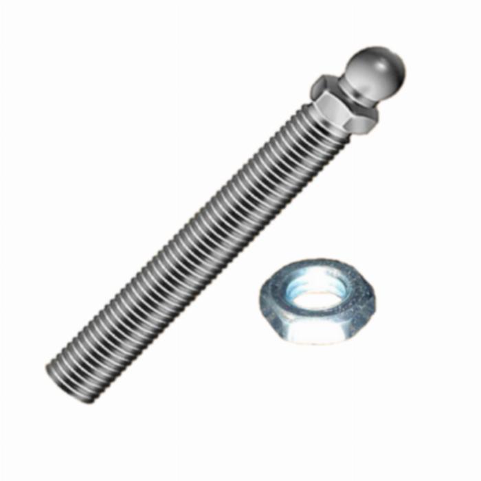 Varilla Roscada M16x66 para Pies Giratorios, acero inoxidable, Serie 15