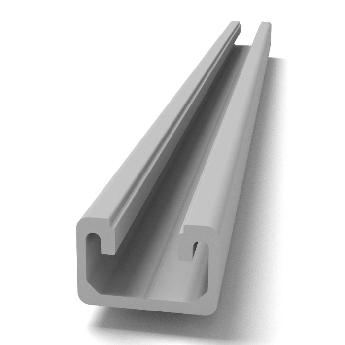El perfil 15x22,5 Tipo B ranura 10 de aluminio anodizado tiene una ranura de 10 mm de ancho y 13 mm de profundidad. 
