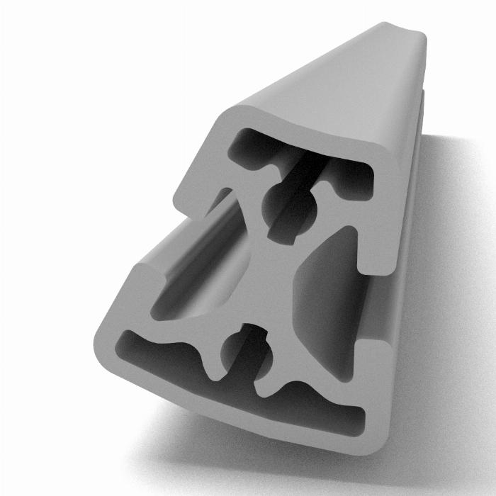 Perfiles Aluminio Estructural  8 R40/80-30° ranura 8 