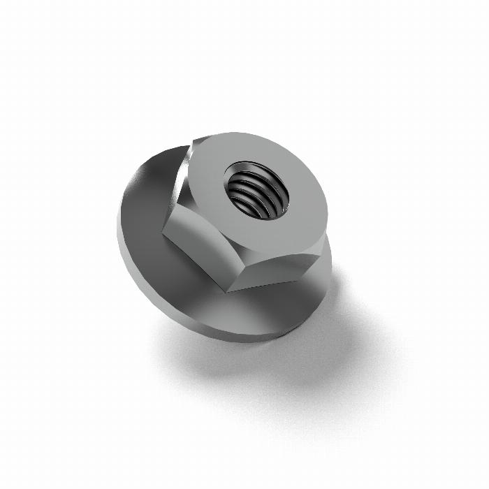 Tuerca Hexagonal con Reborde M8
