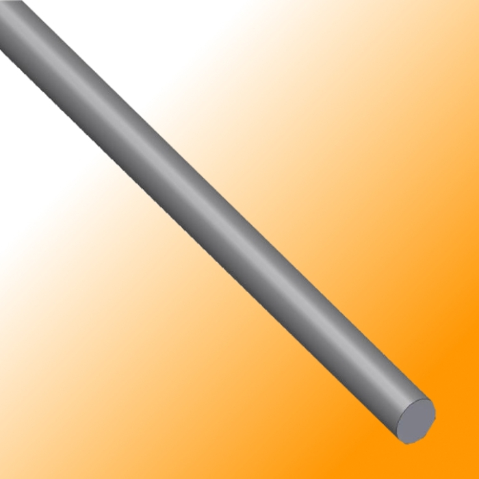 Precision shaft 30 mm h8 - aluminium - hard anodised