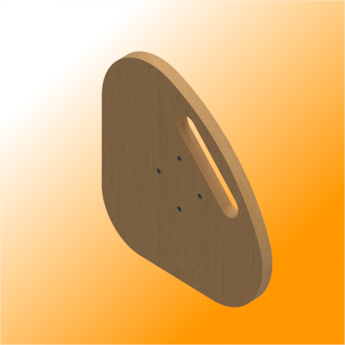 Placa de asiento HO-MDF