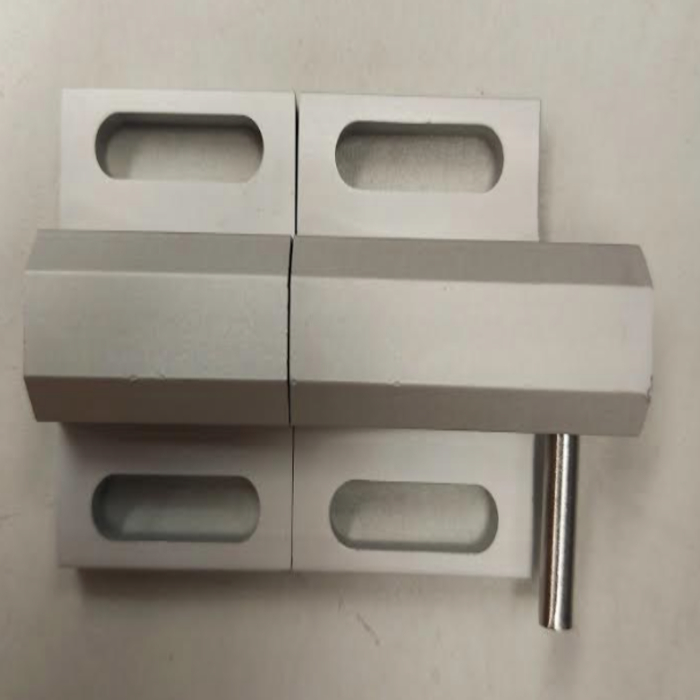 Cerrojo para el cierre fácil de puertas compatible Ranura 8/10 color plata