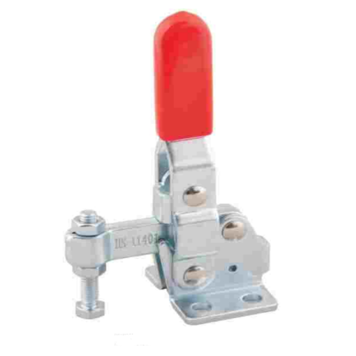 Push/pull clamp with vertical lever, hole spacing 30x18