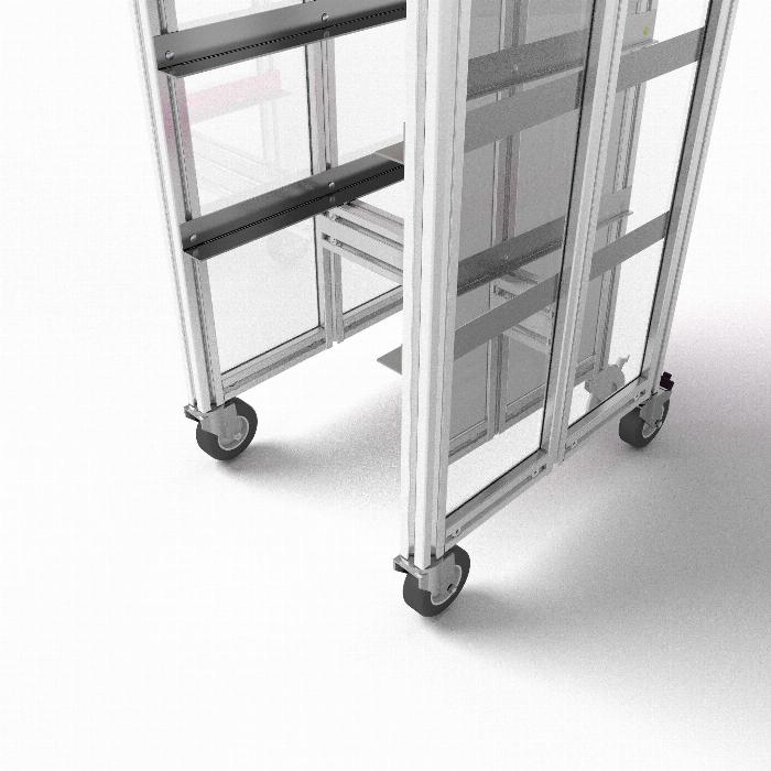 Sistema de estantes configurable para sus necesidades. Las cajas que se muestran en las imágenes son solo ilustrativas, los kits no las incluyen.