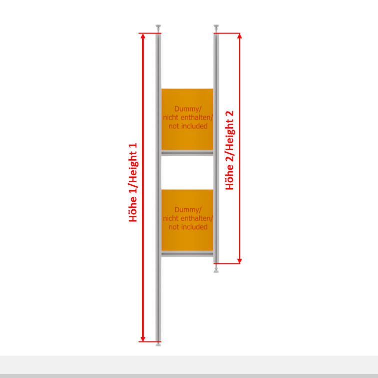 Garaje trasero configurador con corredera telescópica con perfiles de Aluminio 